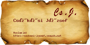 Csókási József névjegykártya